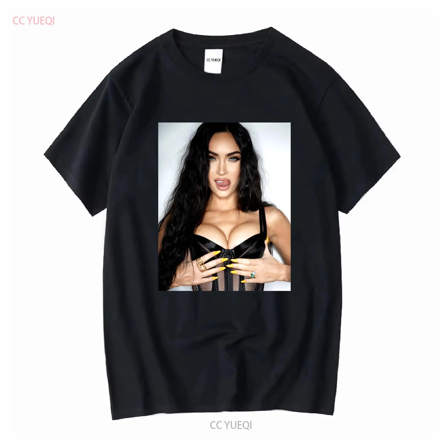 Poster Men Fashion - Maglietta Megan Fox Poster maniche lunghe