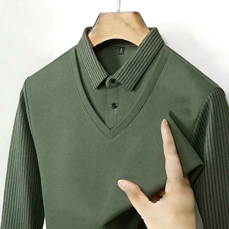 Mens Fashion Clothes - Camicia da uomo a maniche lunghe