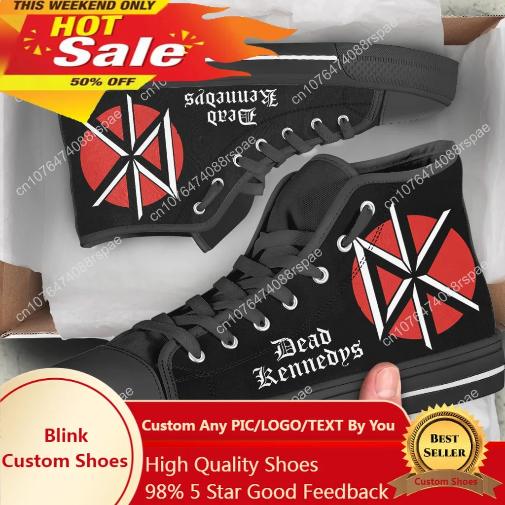 Mens Fashion Trainers - Dead Kennedys Uomo Donna Scarpe di