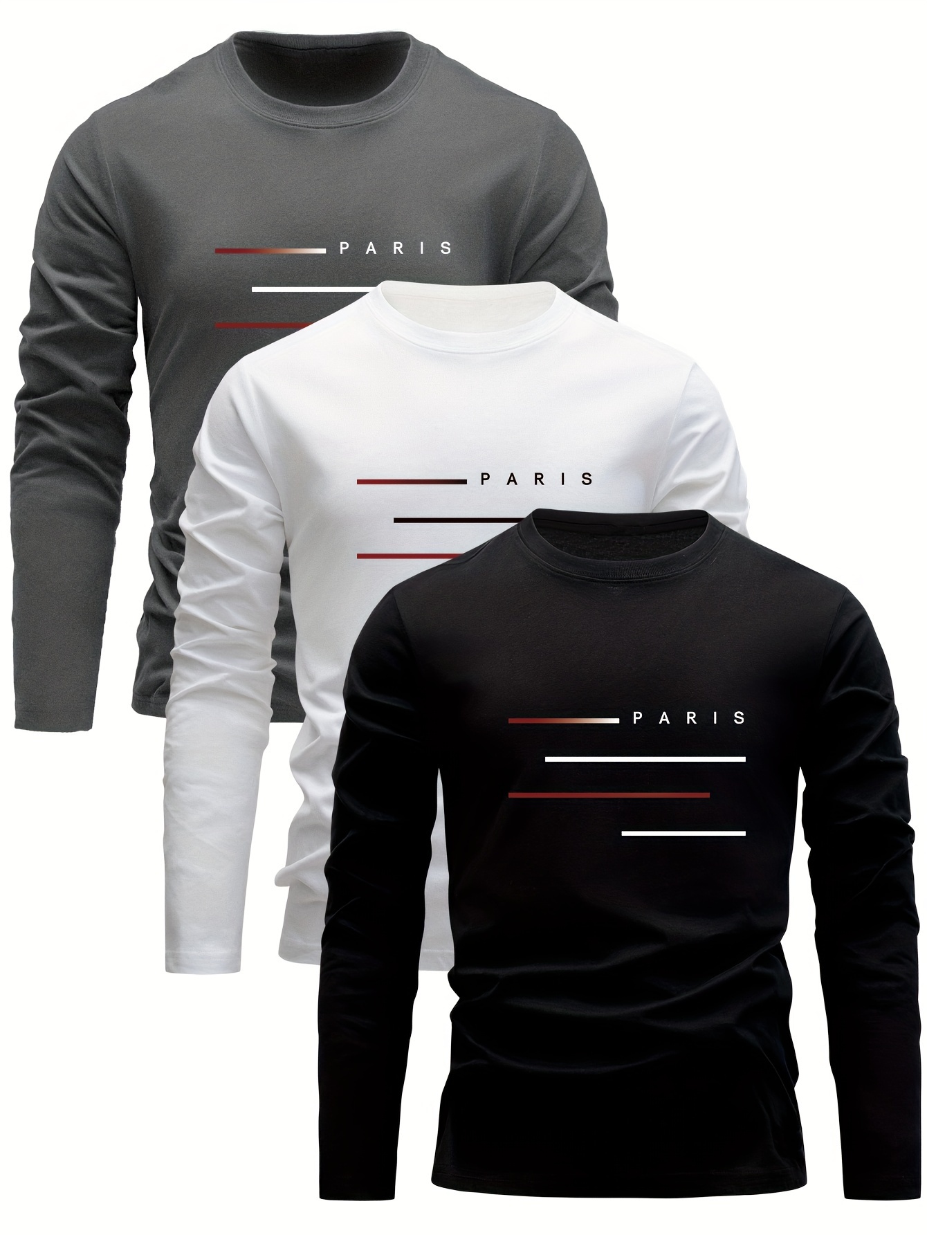 Mens Fashion Summer - T-shirt da uomo in 100% cotone,