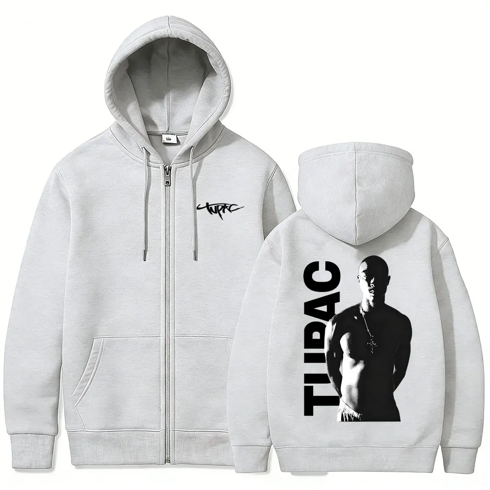 Mens Fashion Zip Up Hoodies - Felpa con cappuccio e cerniera da