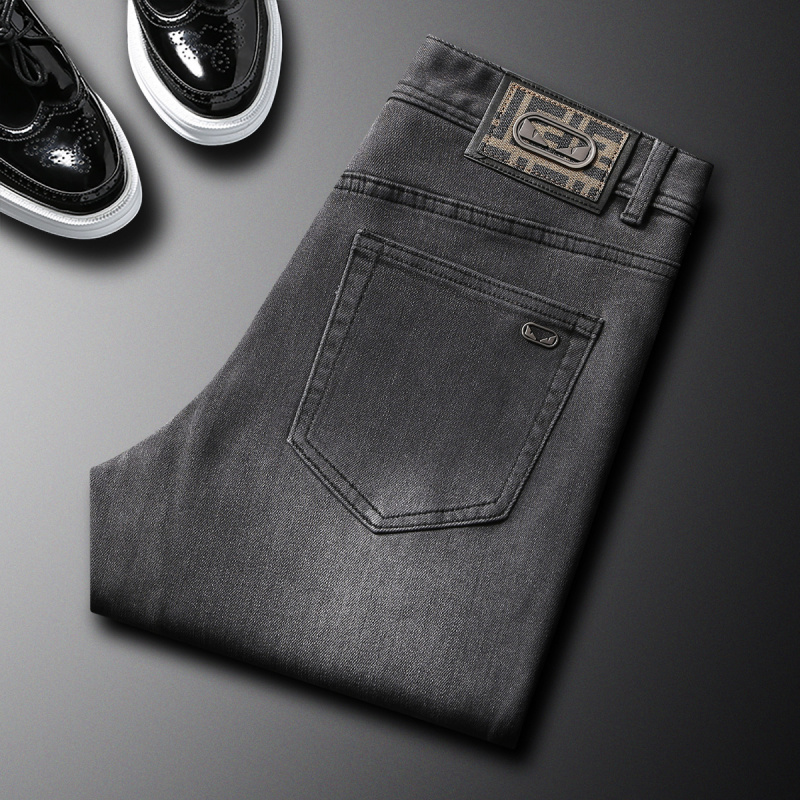 2025 autunno nuovi jeans di ma - Men'S Fashion Grey Jeans recensione e prezzo