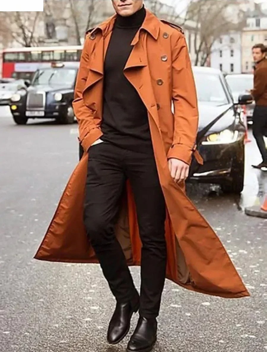 Trench lungo da uomo Giacca Mo - Men'S Fashion X recensione e prezzo