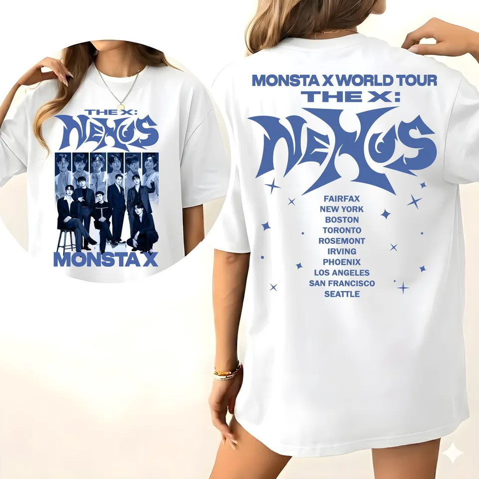 MONSTA X, T-shirt della World  - Men'S Fashion X recensione e prezzo