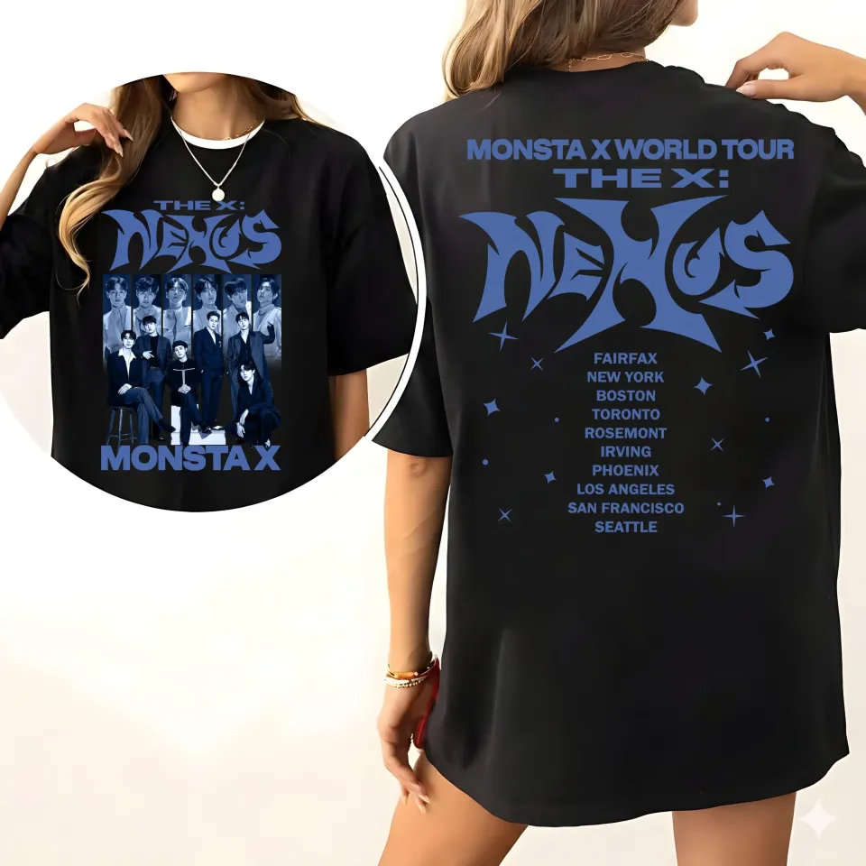 MONSTA X, T-shirt della World  - Men'S Fashion X recensione e prezzo