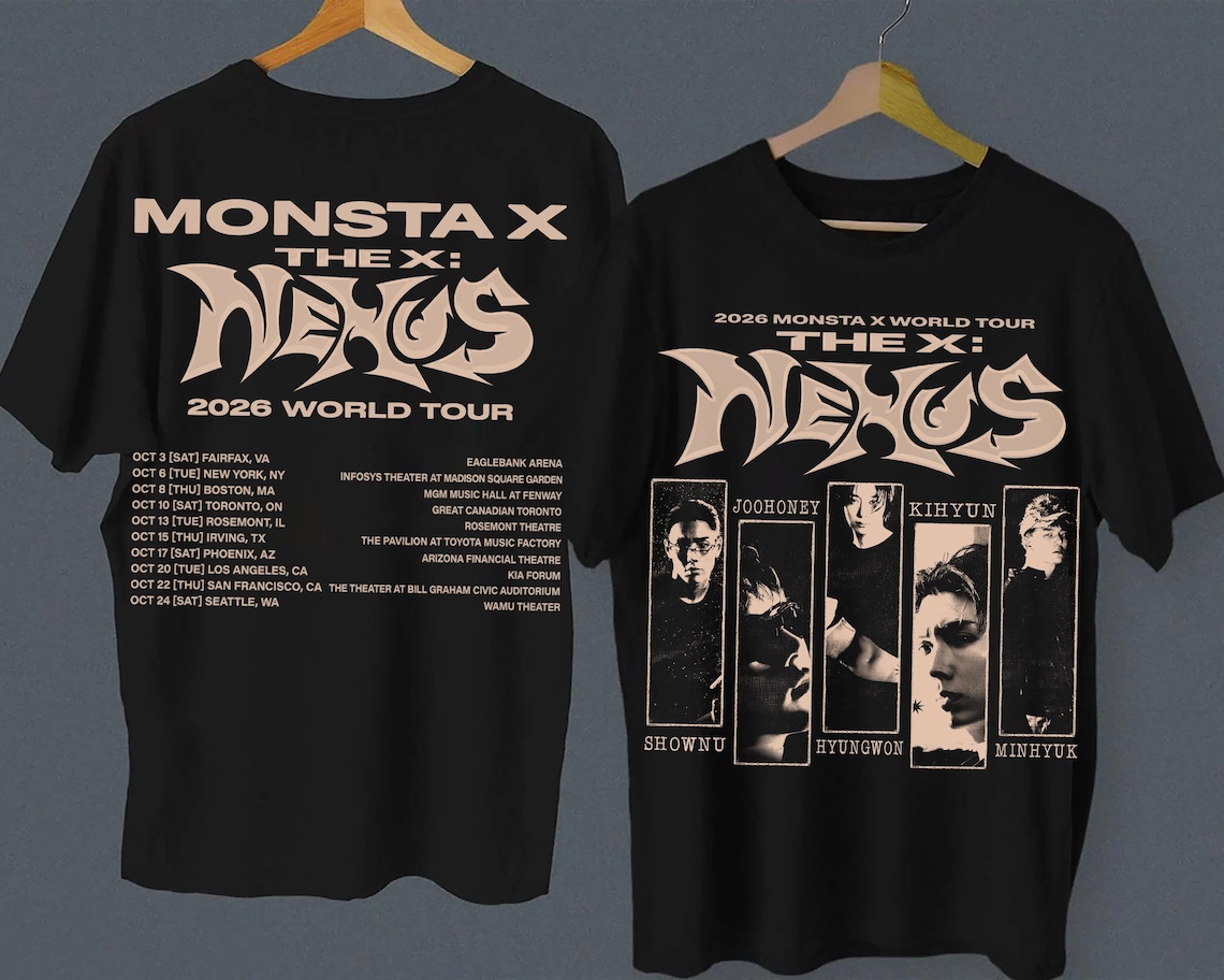 MONSTA X, T-shirt della World  - Men'S Fashion X recensione e prezzo